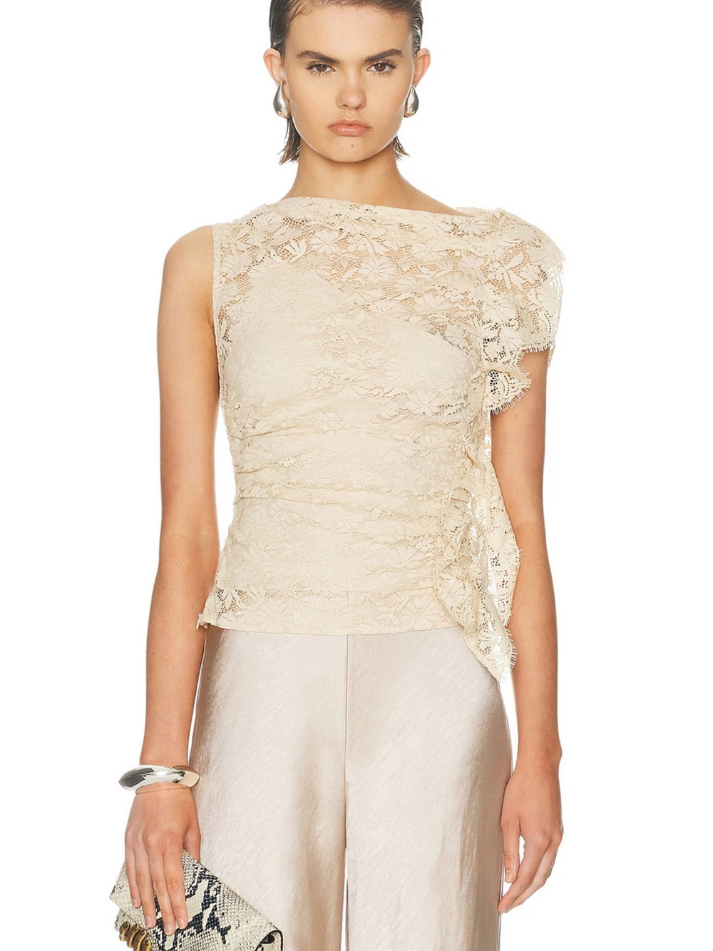 A.L.C. Astrid top in crema dolce